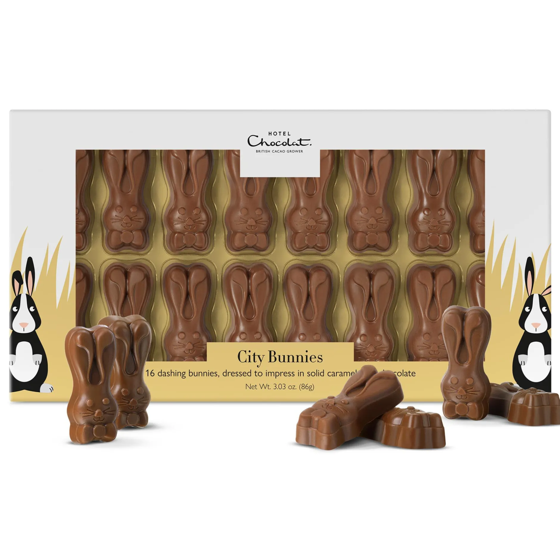Hotel Chocolat Caramel Chocolate City Easter Bunnies Hot