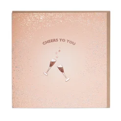 Hotel Chocolat Cheers To You Blank Greetings Card Discount