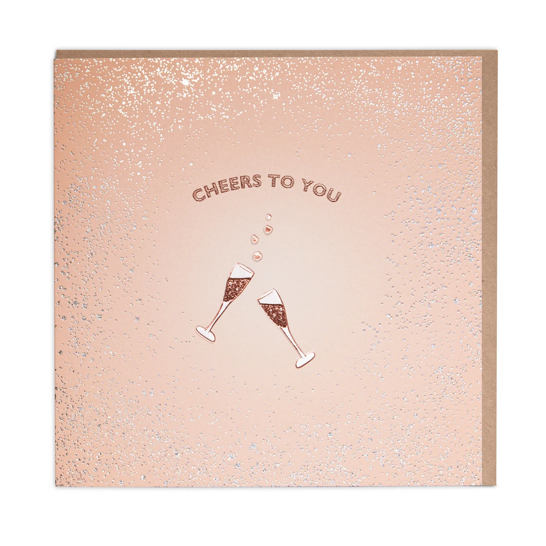 Hotel Chocolat Cheers To You Blank Greetings Card Discount