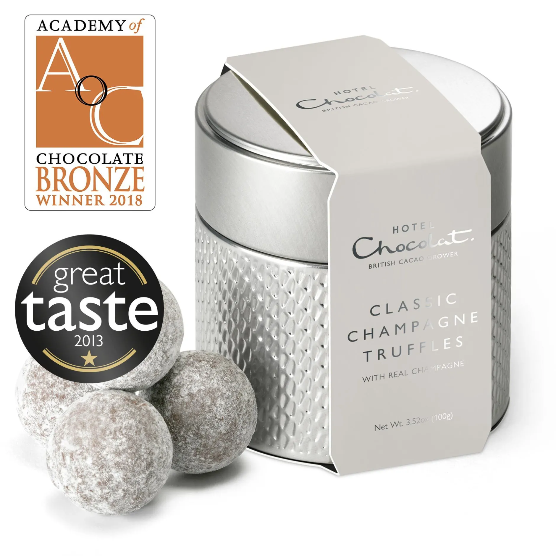Hotel Chocolat Classic Champagne Truffle Tin