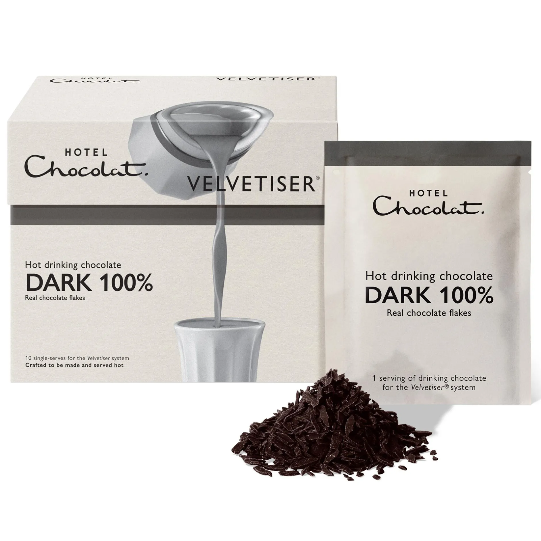 Hotel Chocolat Dark 100% Hot Chocolate Sachets Best