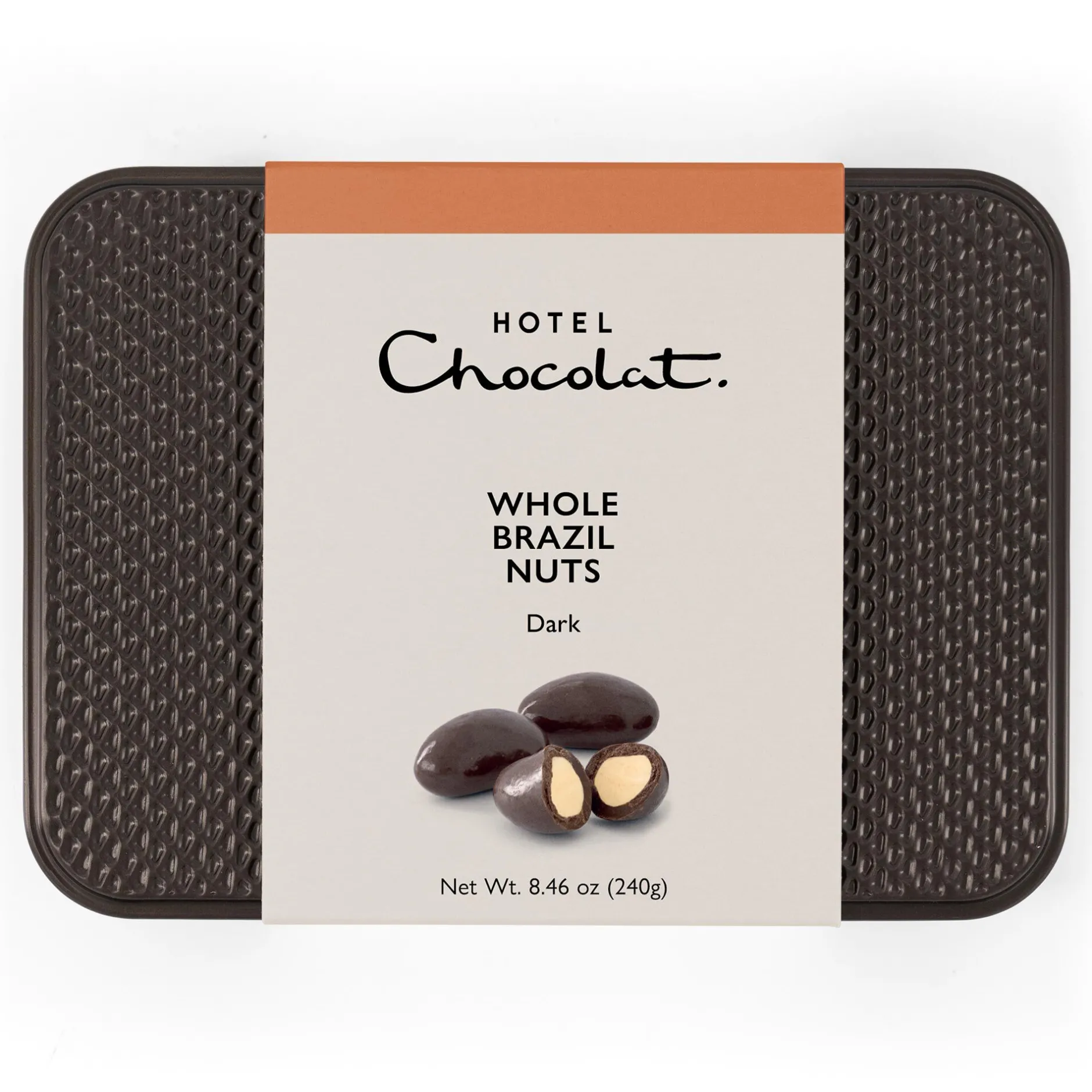 Hotel Chocolat Dark Chocolate Brazil Nuts Gift Tin Outlet