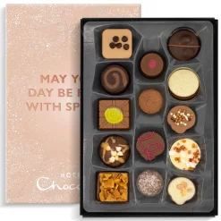 Hotel Chocolat Everything H-box with A Little Sparkle Sleeve Clearance