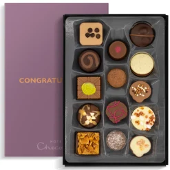 Hotel Chocolat Everything H-Box with Congratulations Sleeve Clearance