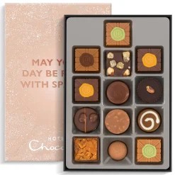Hotel Chocolat Exquisitely Nutty H-box with A Little Sparkle Sleeve Outlet
