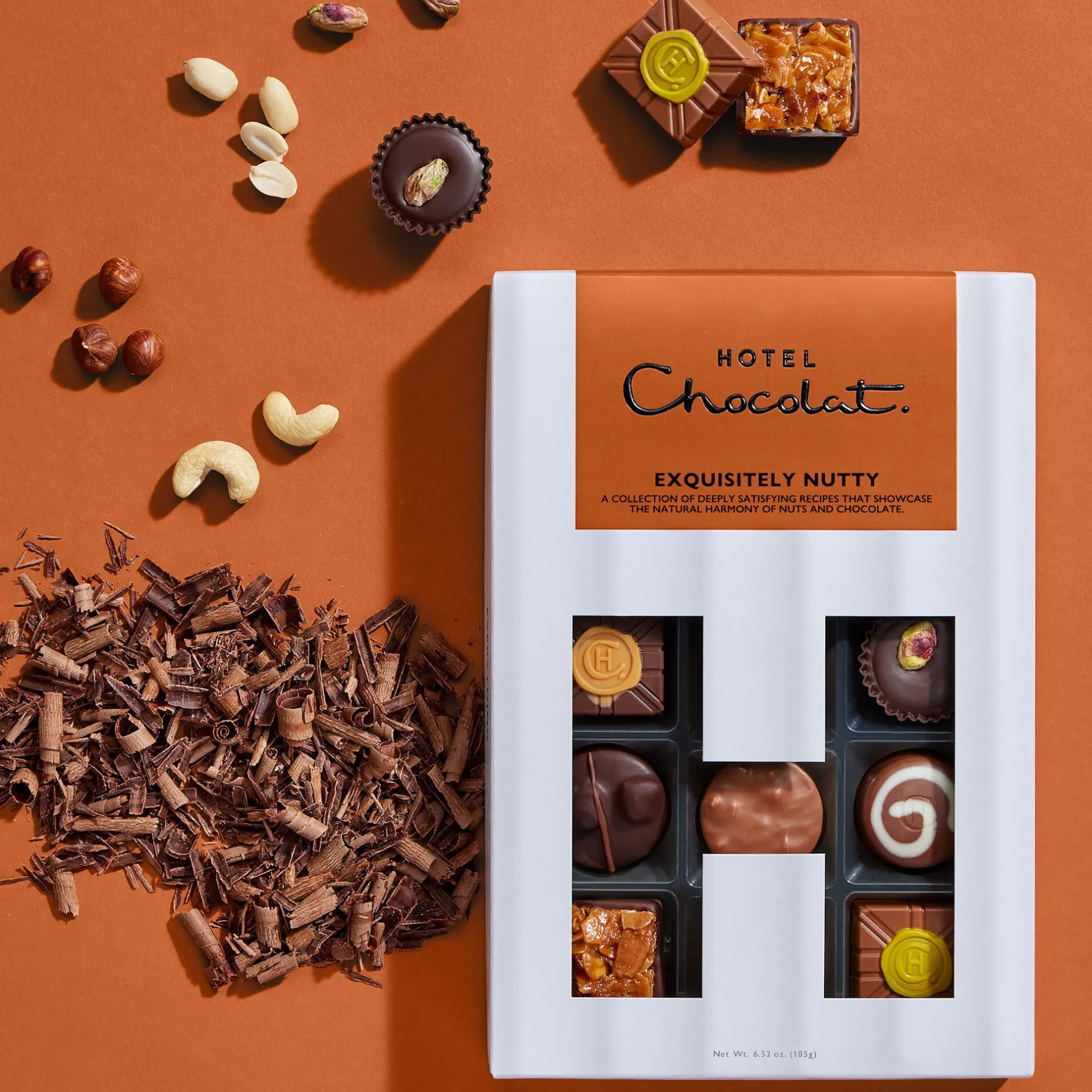 Hotel Chocolat Exquisitely Nutty H-box with You Did It Sleeve Online