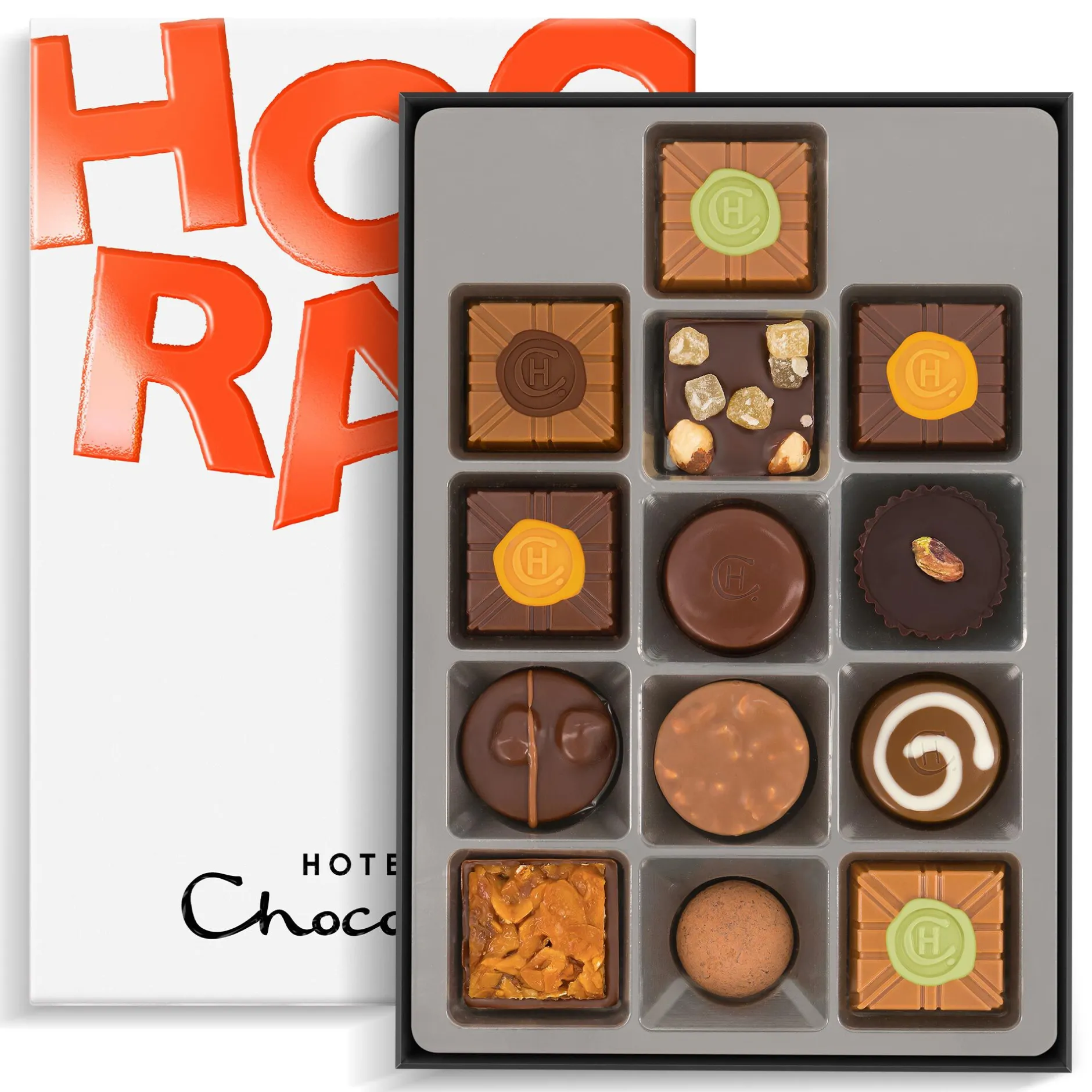 Hotel Chocolat Exquisitely Nutty H-box with Hooray Sleeve Hot