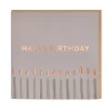 Hotel Chocolat Happy Birthday Candles Blank Card Clearance