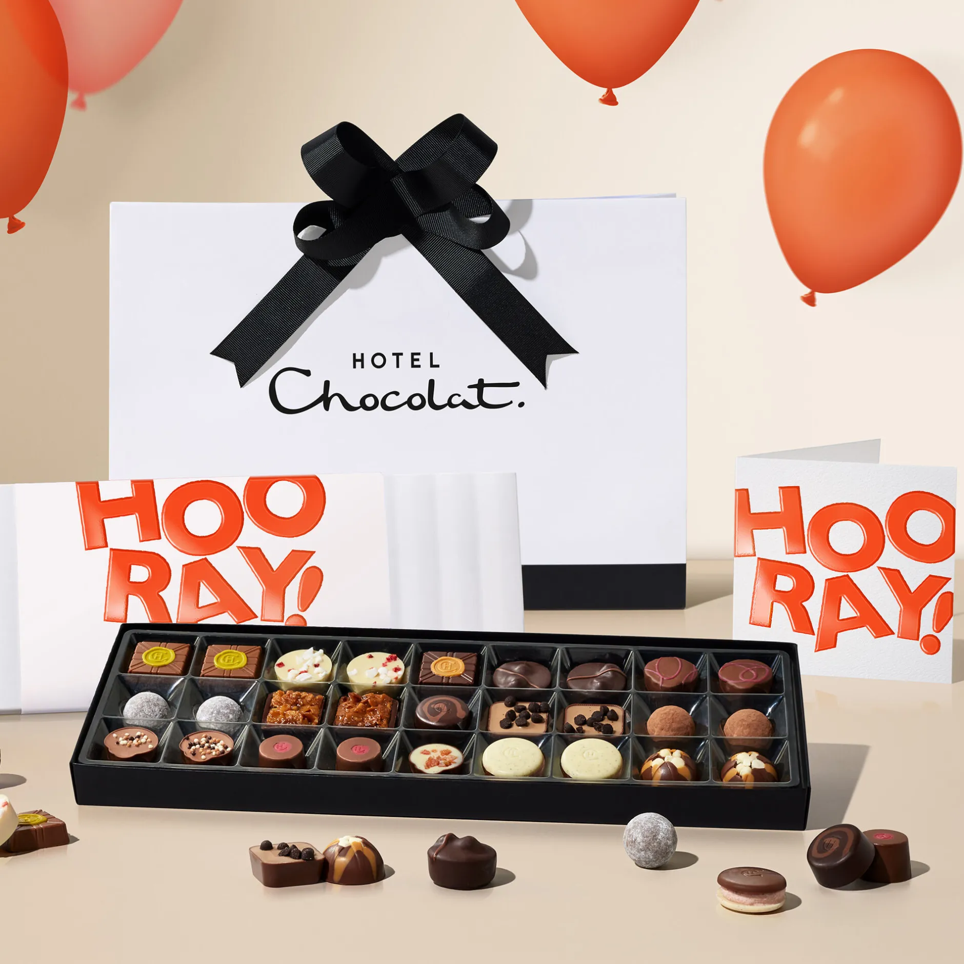 Hotel Chocolat Hooray Blank Greetings Card Outlet