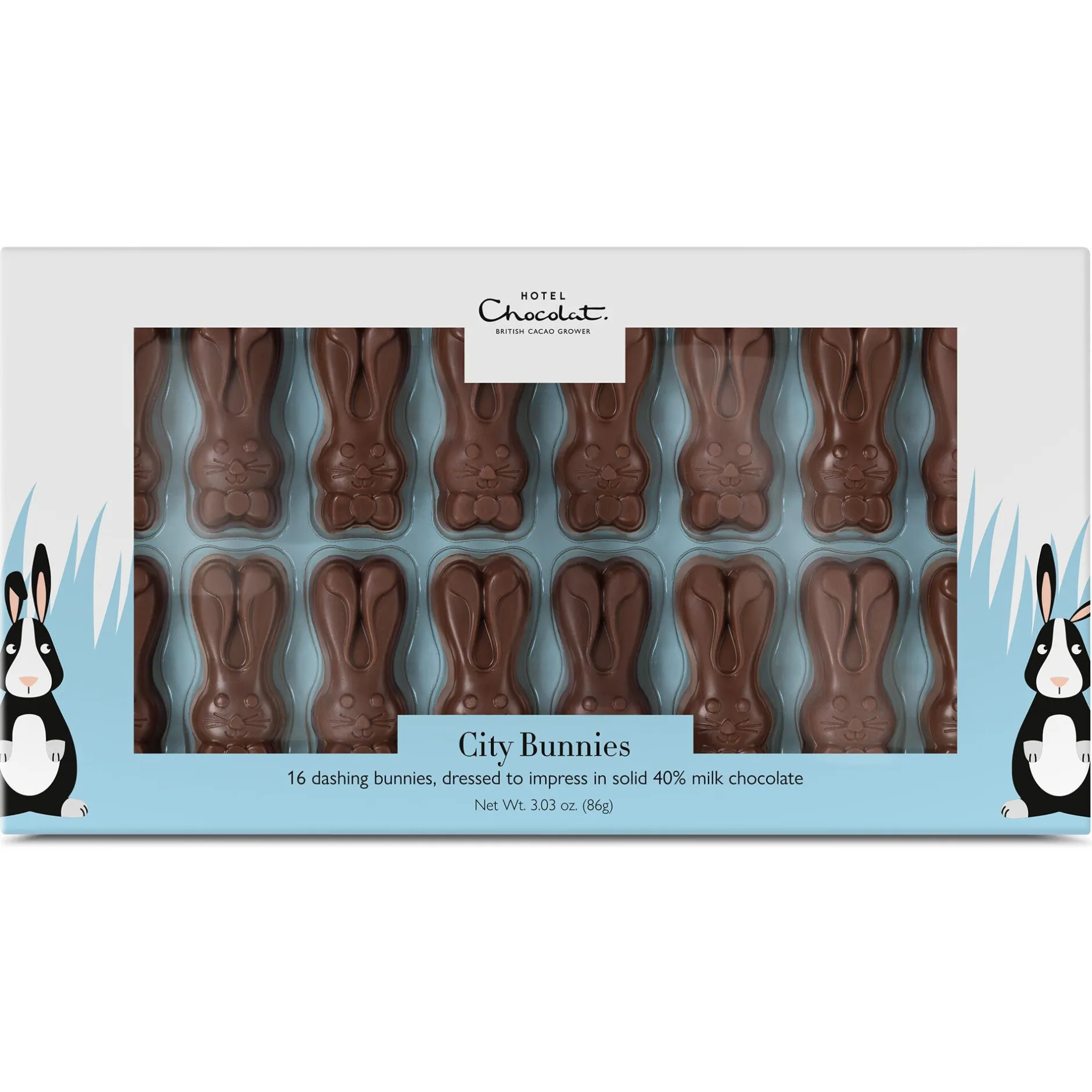 Hotel Chocolat Milk Chocolate City Easter Bunnies Clearance