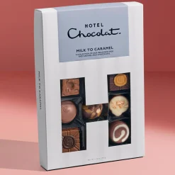 Hotel Chocolat Milk to Caramel H-box With Valentines Day Sleeve Clearance