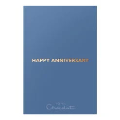 Hotel Chocolat Milk to Caramel H-Box with Happy Anniversary Sleeve