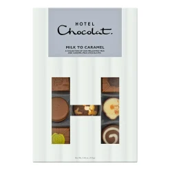 Hotel Chocolat Milk to Caramel H-Box with Simply Thanks Sleeve New