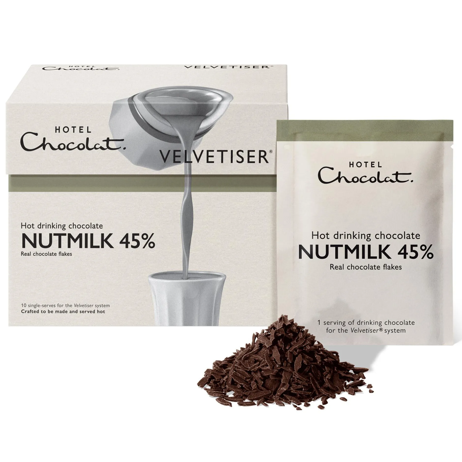 Hotel Chocolat Nutmilk 45% Hot Chocolate Sachets Sale