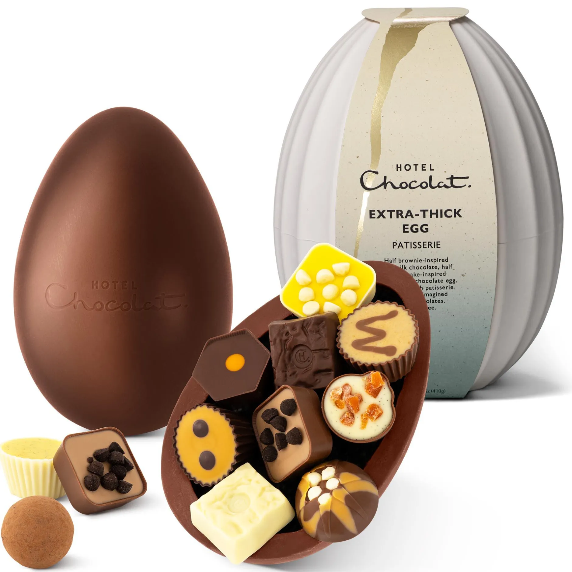 Hotel Chocolat Patisserie Extra-Thick Easter Egg Clearance