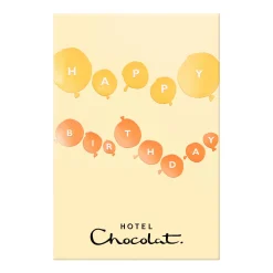Hotel Chocolat Patisserie H-box with Birthday Balloons Sleeve Discount