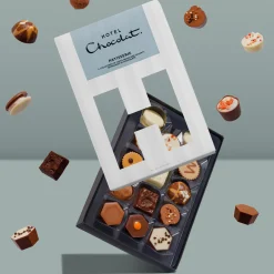 Hotel Chocolat Patisserie H-Box with Happy Anniversary Sleeve Clearance