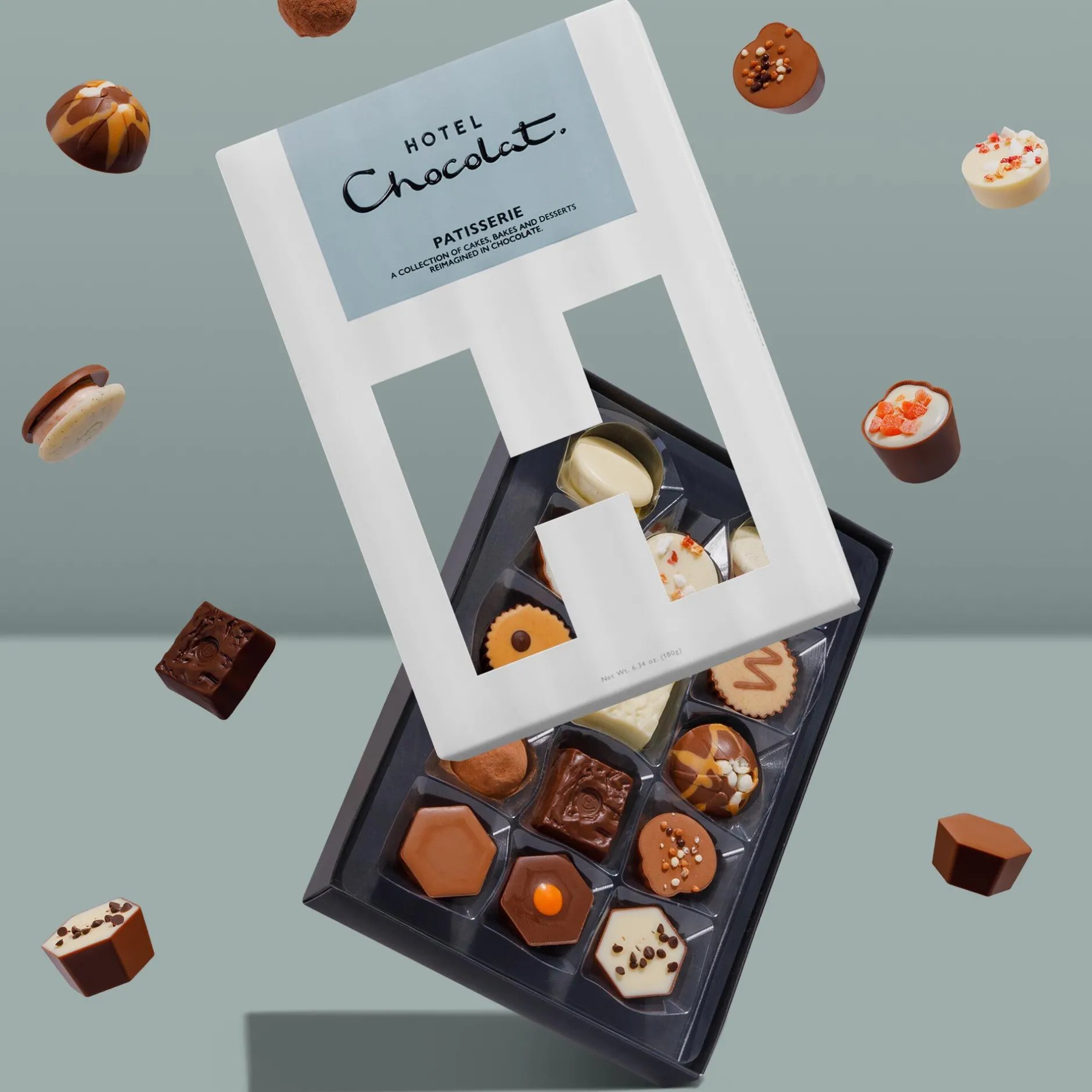 Hotel Chocolat Patisserie H-box with Hooray Sleeve New
