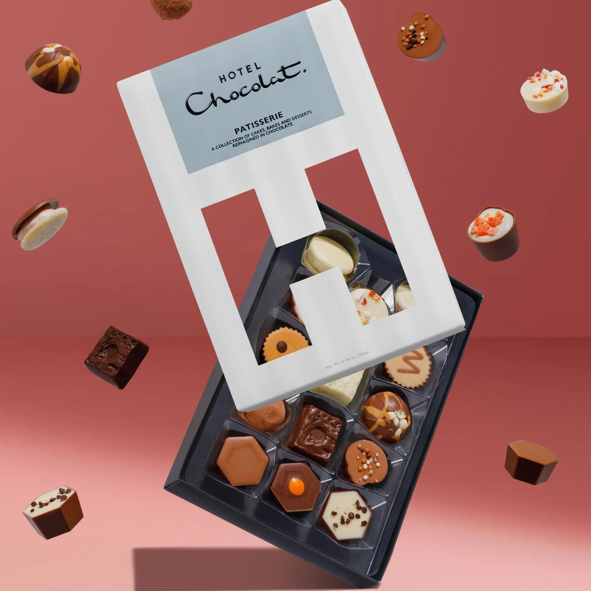 Hotel Chocolat Patisserie H-box With Valentines Day Sleeve New