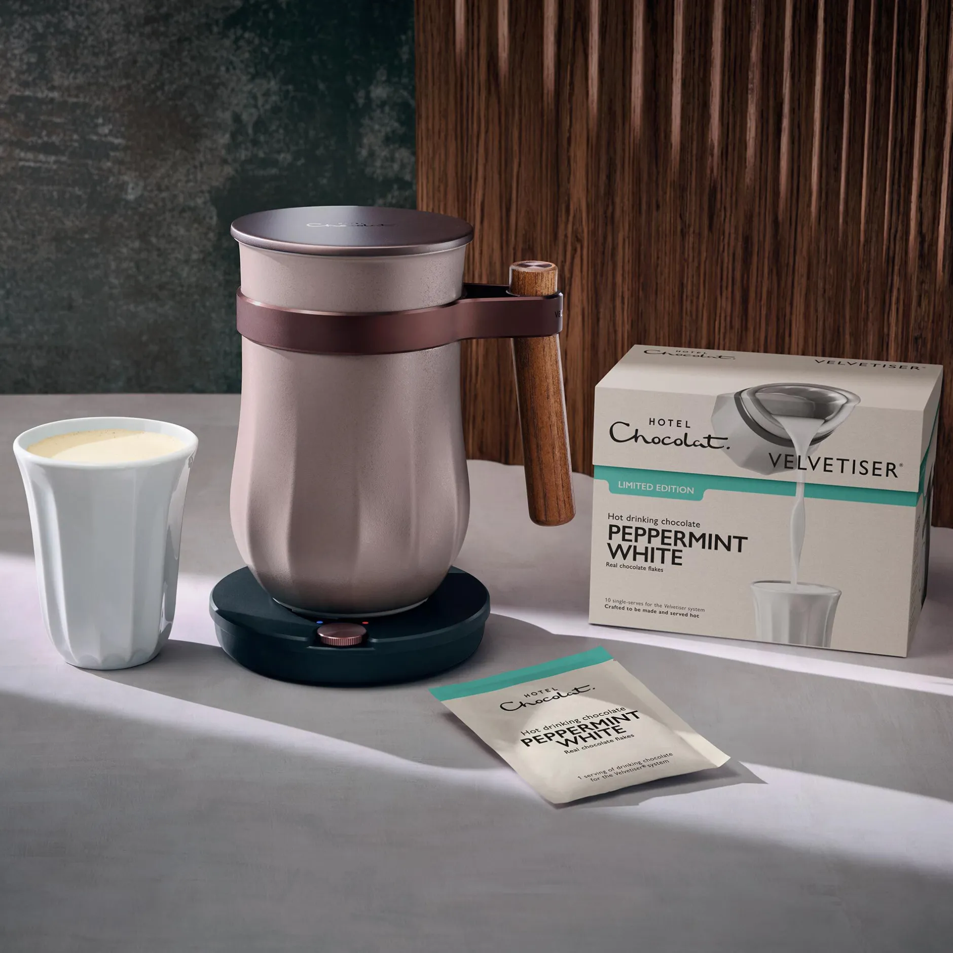 Hotel Chocolat Peppermint-White Hot Chocolate Sachets – Limited Edition Discount