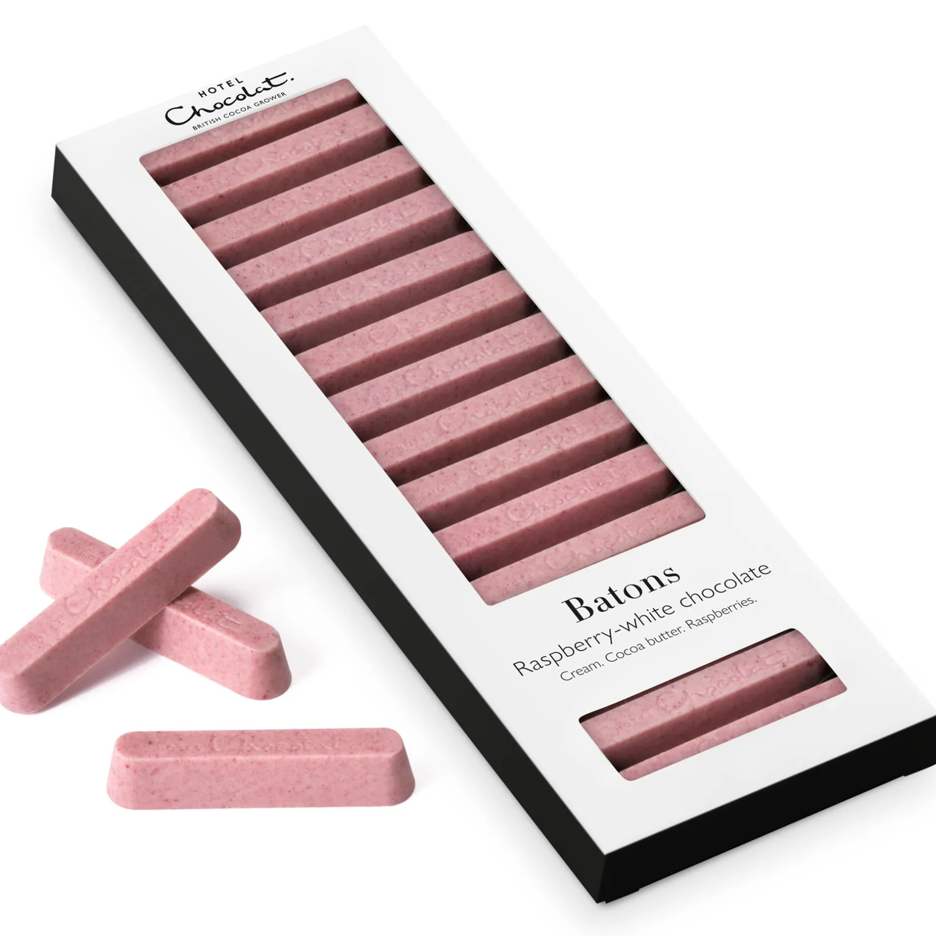 Hotel Chocolat Raspberry-White Chocolate Batons Outlet