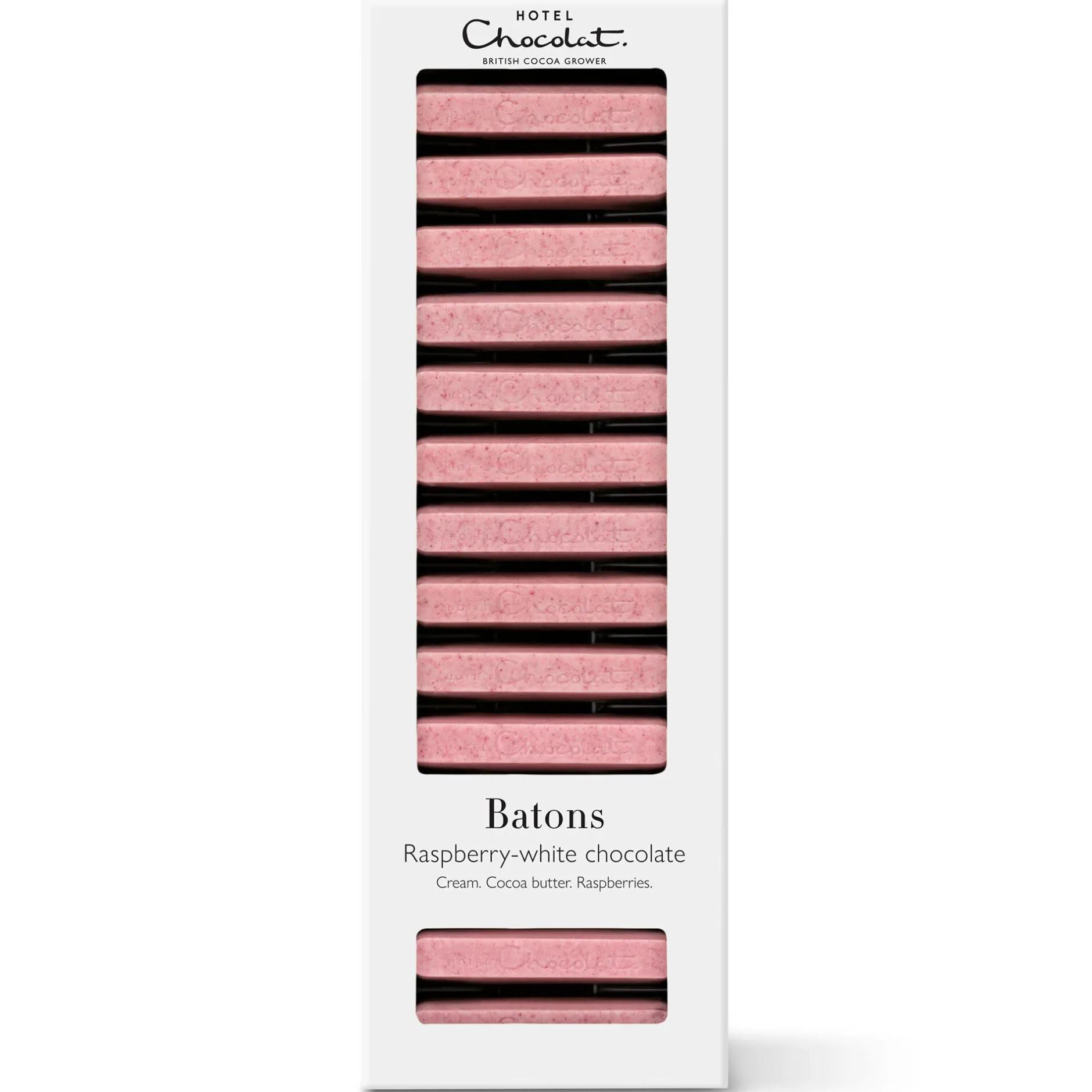 Hotel Chocolat Raspberry-White Chocolate Batons Outlet