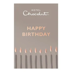 Hotel Chocolat Serious Dark Fix H-Box with Happy Birthday Sleeve Online