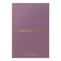Hotel Chocolat Serious Dark Fix H-Box with Congratulations Sleeve Sale