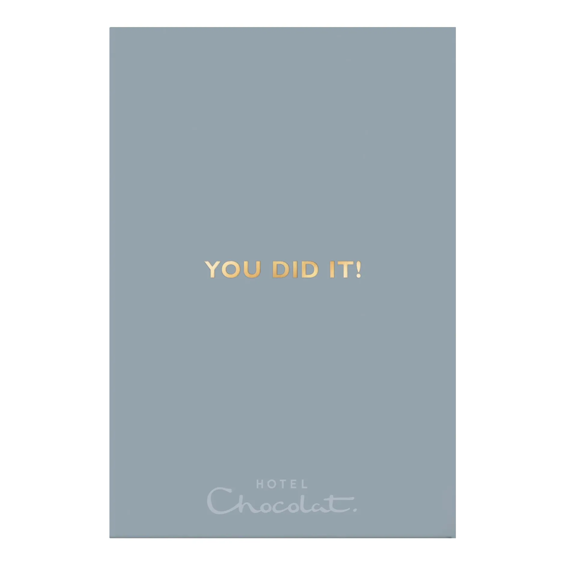 Hotel Chocolat Serious Dark Fix H-box with You Did It Sleeve