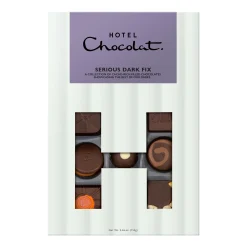 Hotel Chocolat Serious Dark Fix H-box with You Did It Sleeve