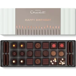Hotel Chocolat Serious Dark Fix Sleekster with Happy Birthday Sleeve New