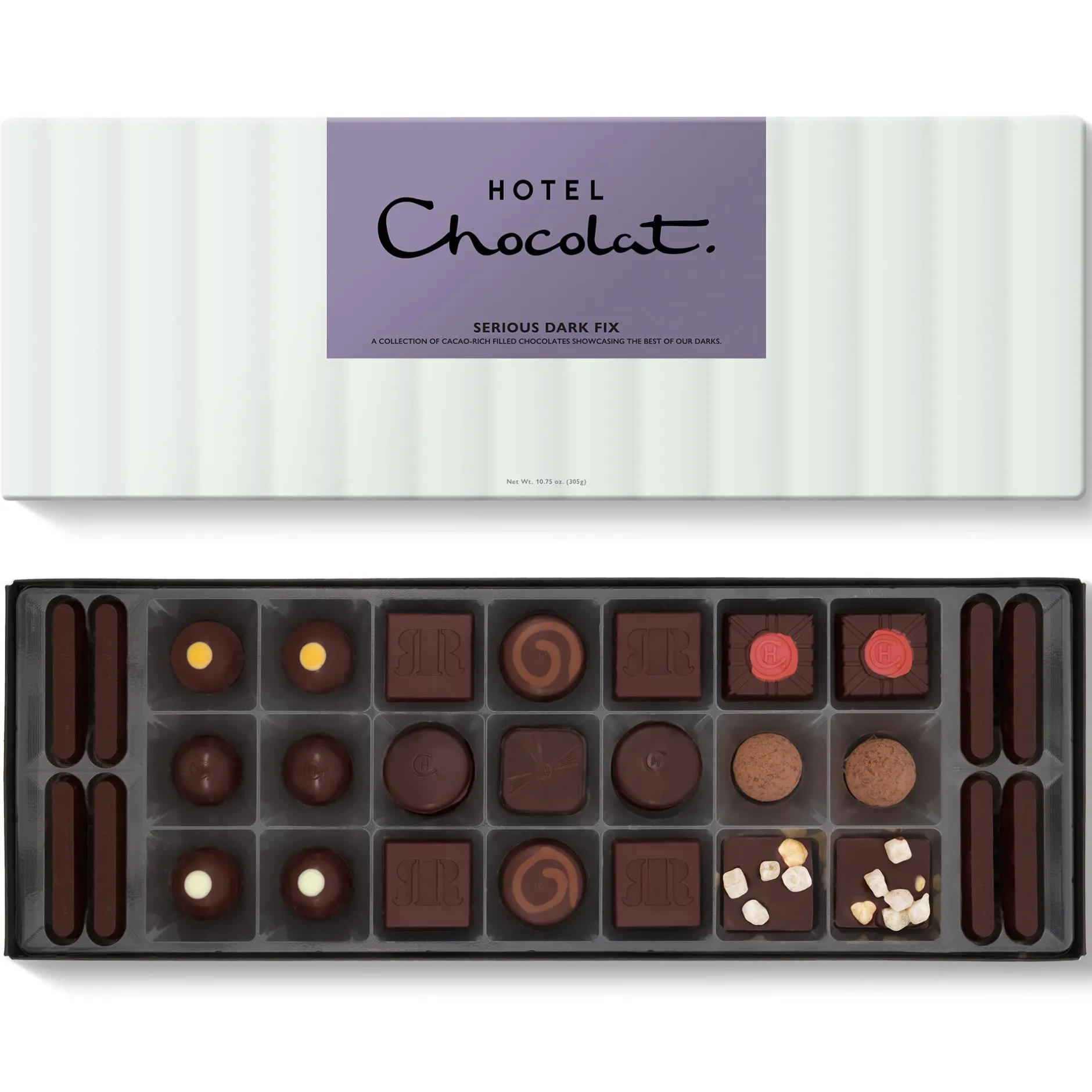 Hotel Chocolat Serious Dark Fix Sleekster with Happy Birthday Sleeve New