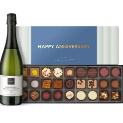Hotel Chocolat Sleekster & Prosecco Anniversary Gift Outlet