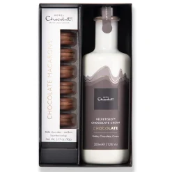 Hotel Chocolat Tipples & Treats: Chocolate Velvetised Cream & Macarons Collection New