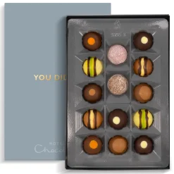 Hotel Chocolat Tipsy Truffles H-box with You Did It Sleeve Online