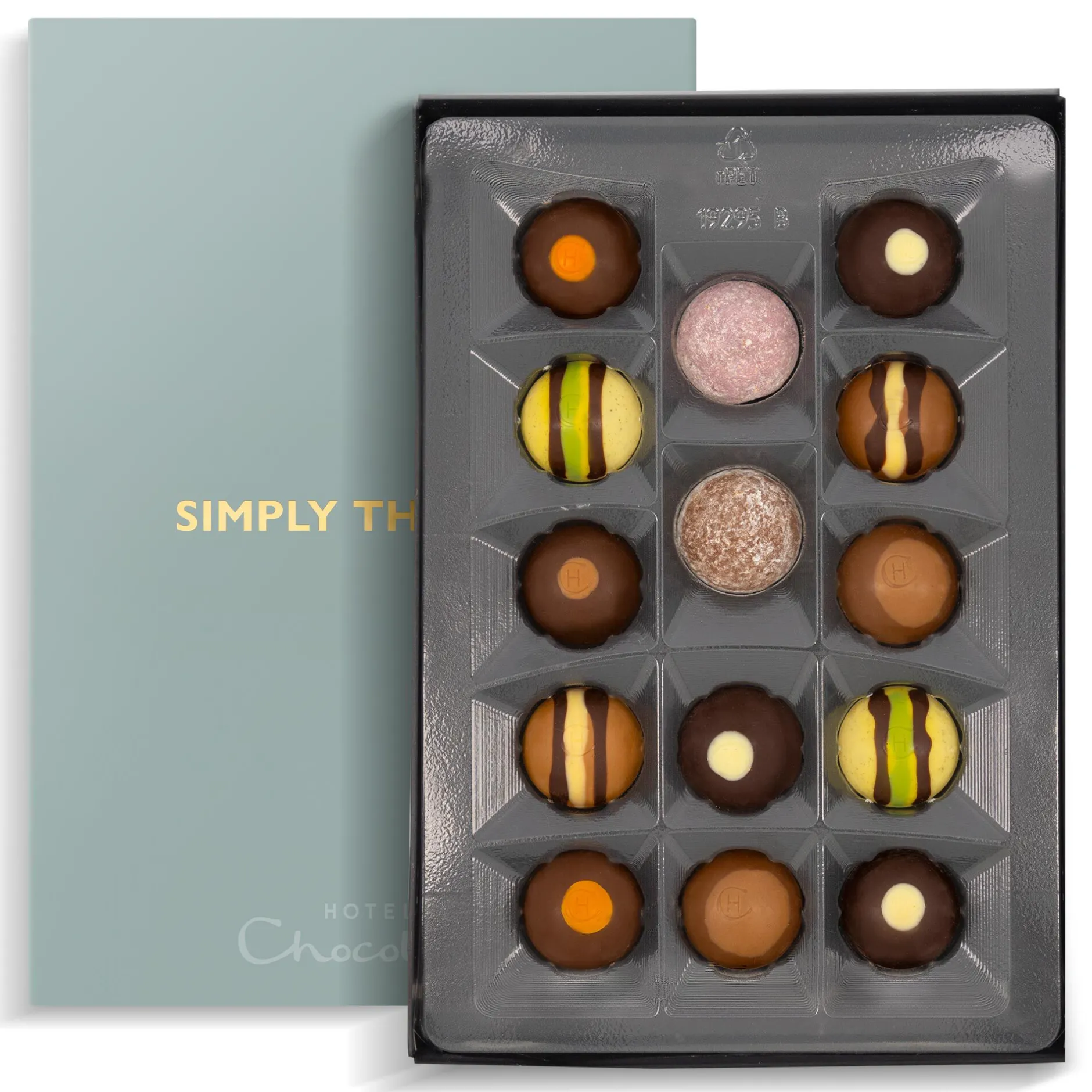 Hotel Chocolat Tipsy Truffles H-Box with Simply Thanks Sleeve