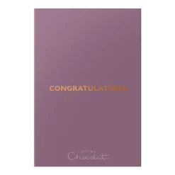 Hotel Chocolat Tipsy Truffles H-Box with Congratulations Sleeve
