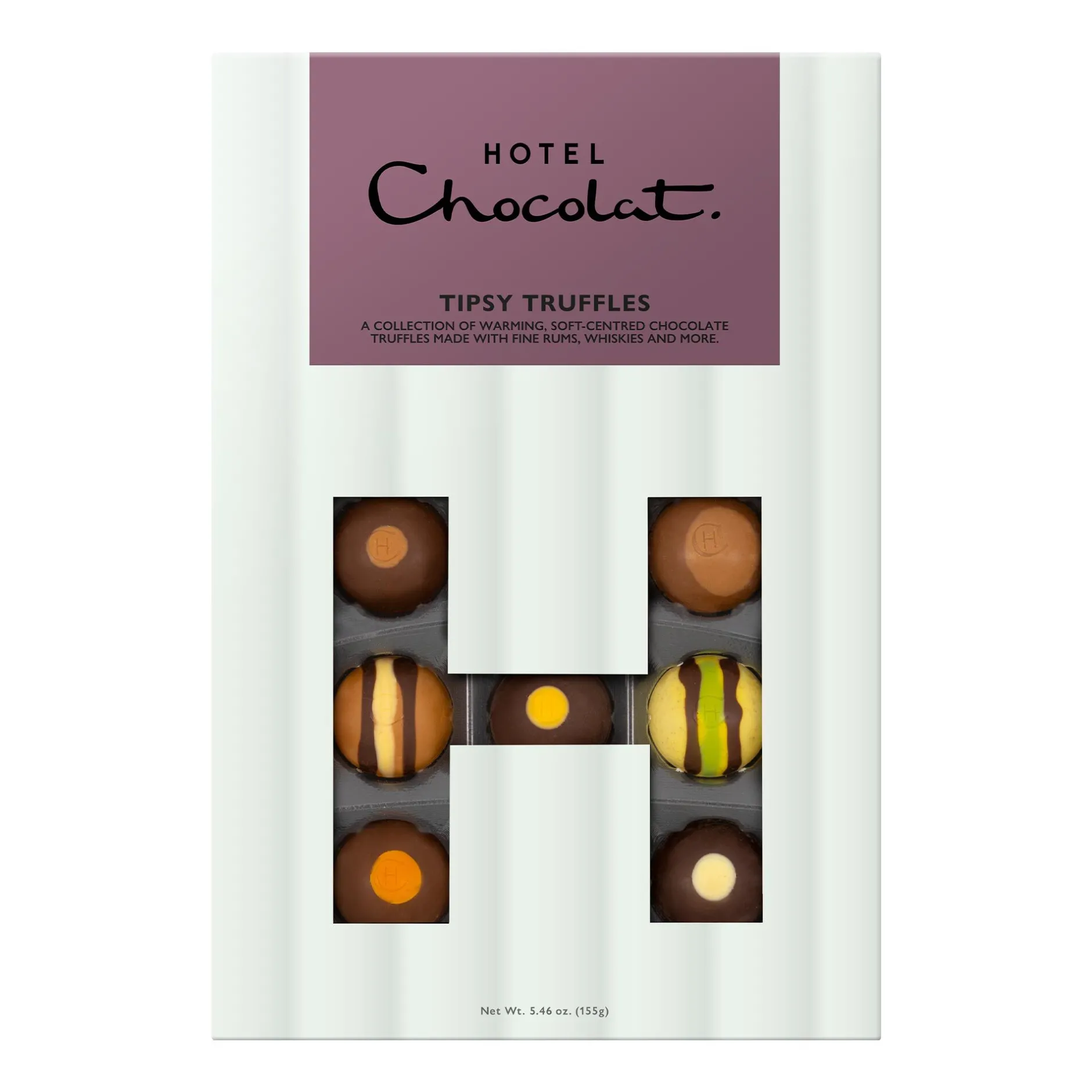 Hotel Chocolat Tipsy Truffles H-Box with Congratulations Sleeve
