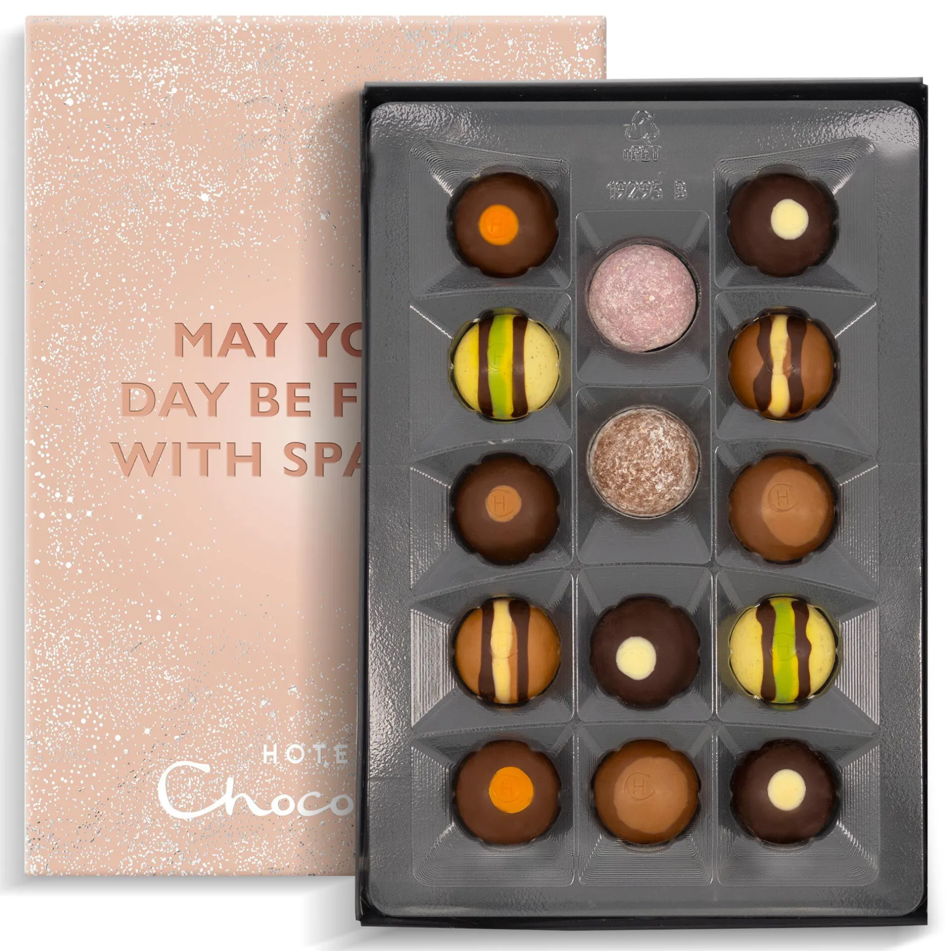 Hotel Chocolat Tipsy Truffles H-box with A Little Sparkle Sleeve Sale
