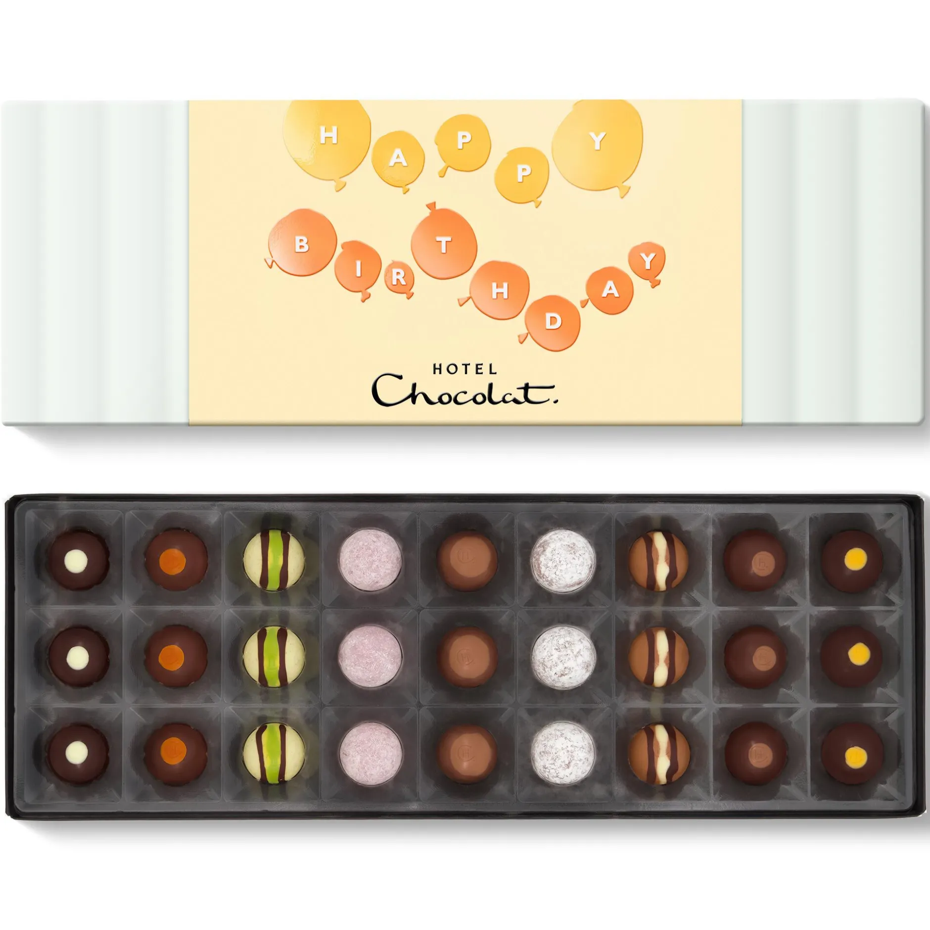 Hotel Chocolat Tipsy Truffles Sleekster with Birthday Balloons Sleeve Sale