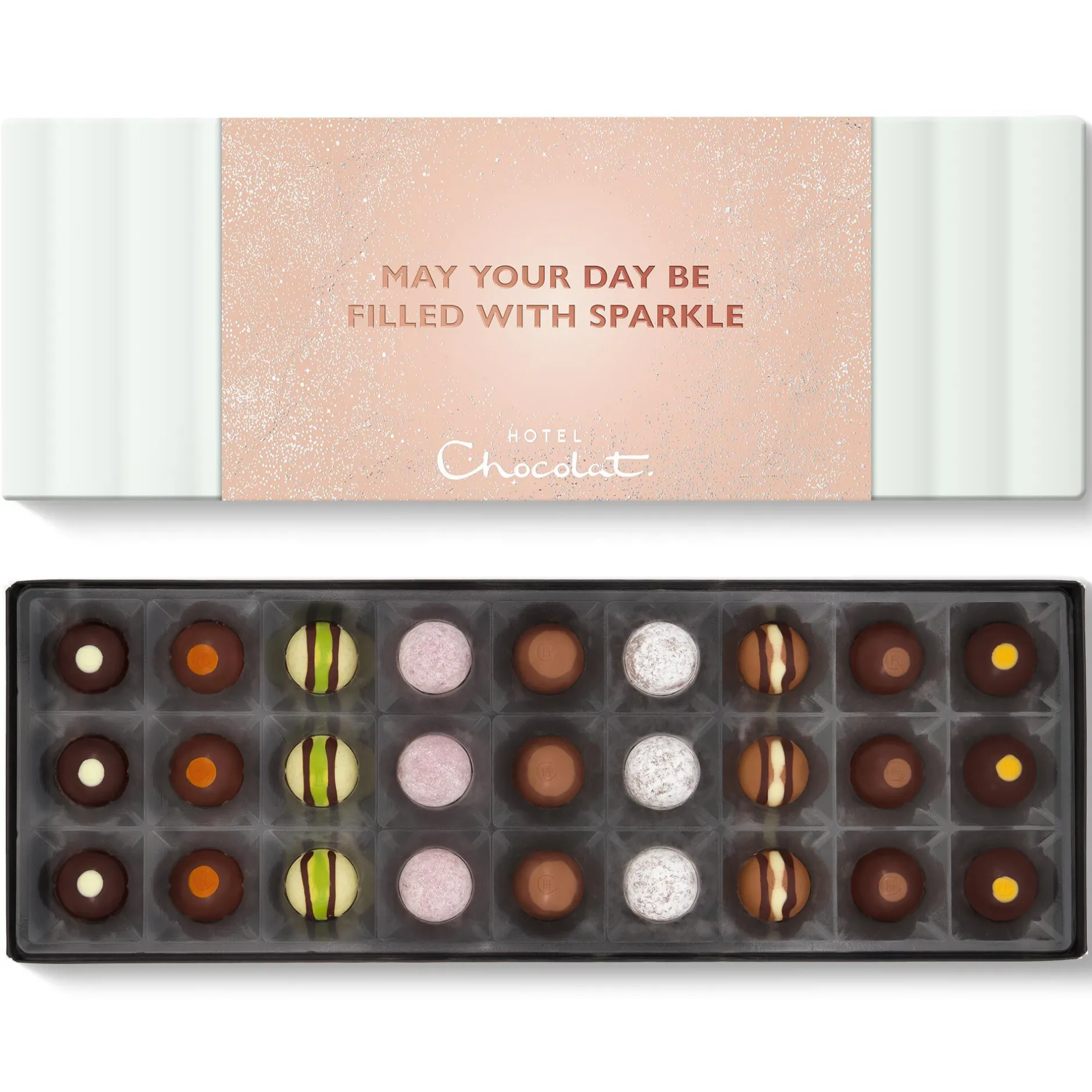 Hotel Chocolat Tipsy Truffles Sleekster with A Little Sparkle Sleeve Sale