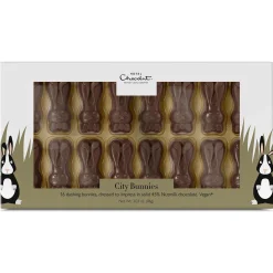 Hotel Chocolat Unbelievably Vegan* Chocolate City Bunnies New