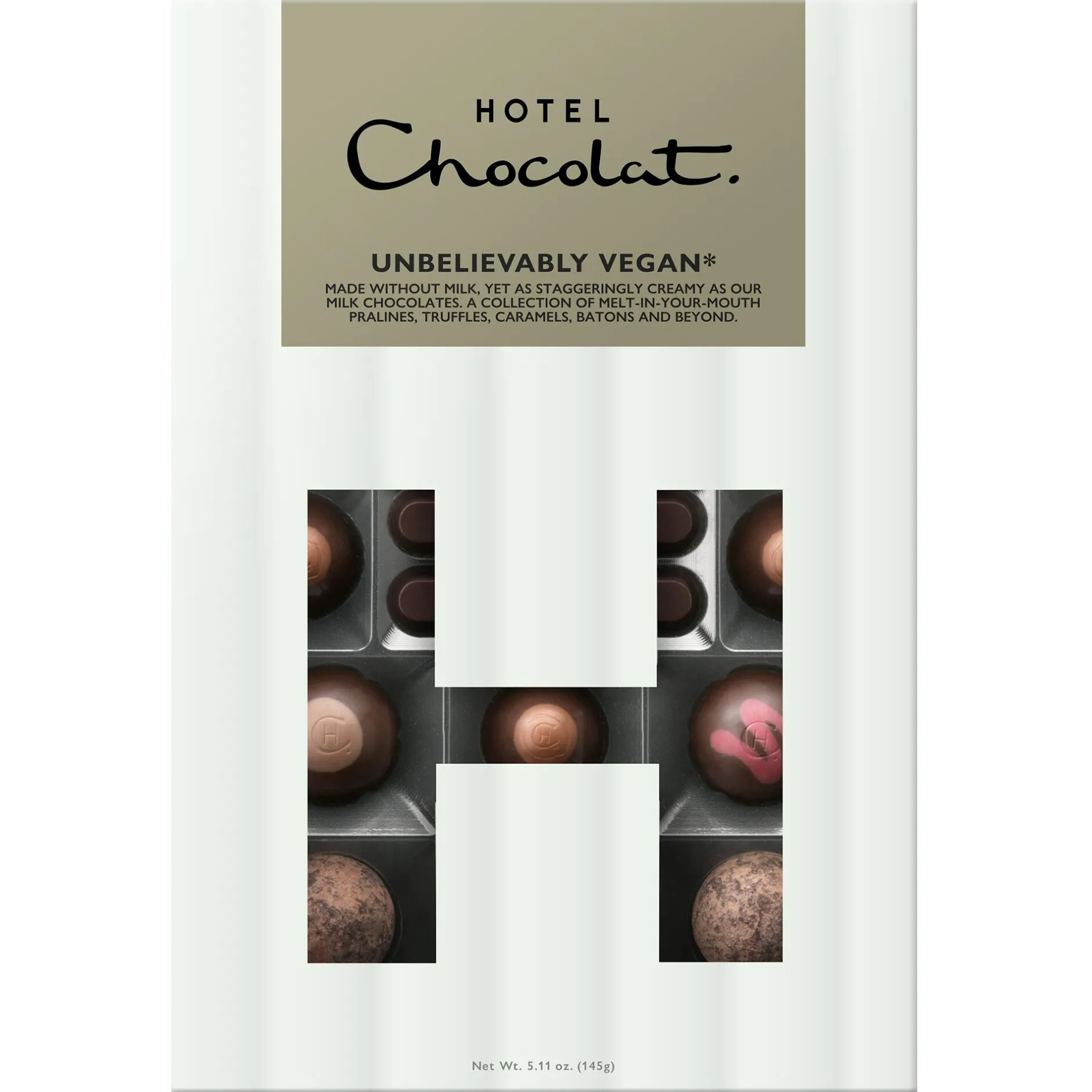 Hotel Chocolat Unbelievably Vegan H-Box with You Did It Sleeve Hot