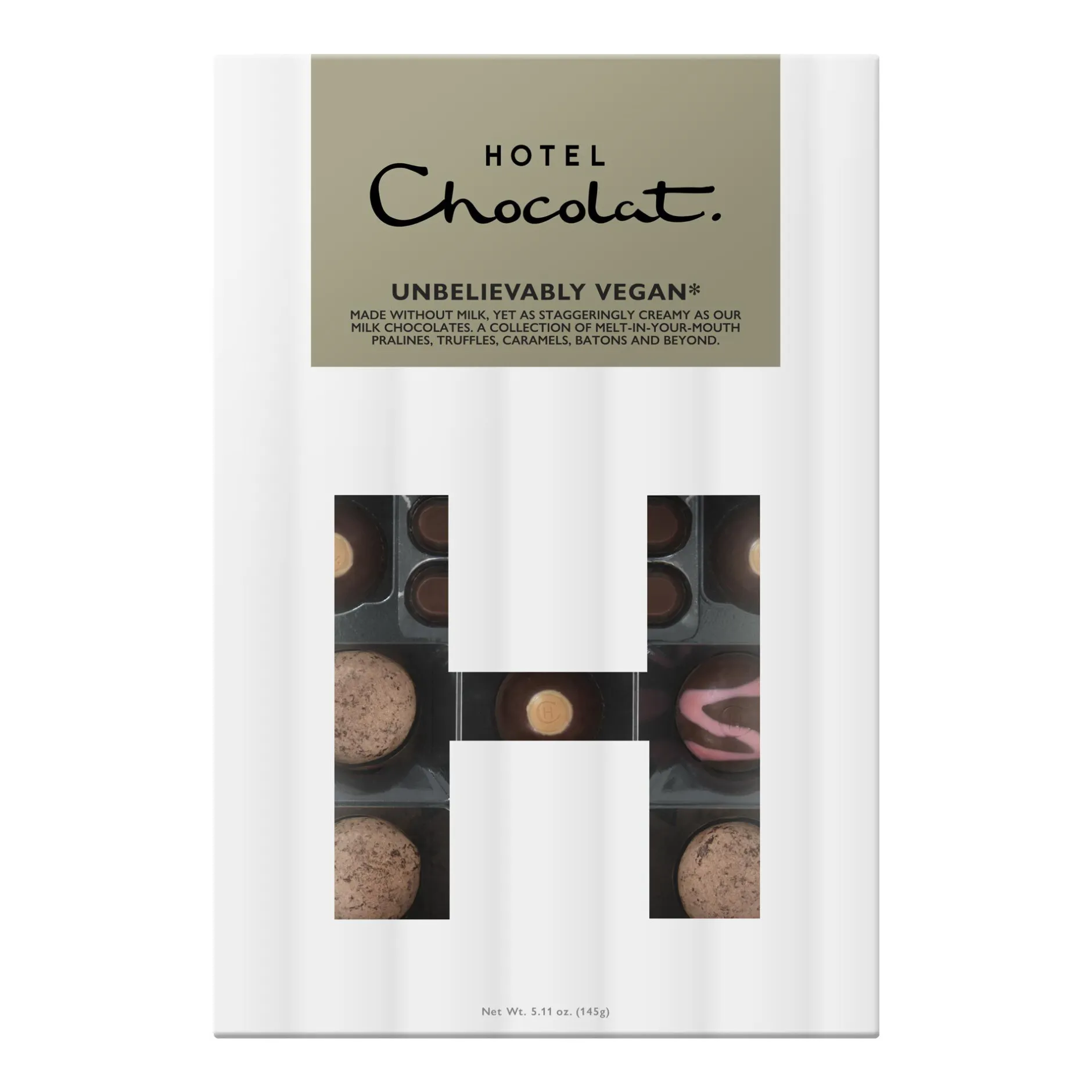 Hotel Chocolat Unbelievably Vegan H-Box With Valentines Day Sleeve Clearance