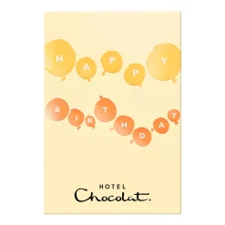 Hotel Chocolat Unbelievably Vegan H-Box with Birthday Balloons Sleeve Sale
